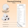 Tapsin 2-1/4'' X 50' Thermal Receipt Paper - Credit Card