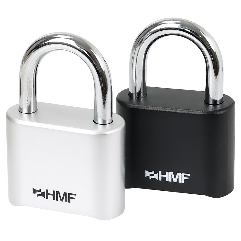 HMF Combination Padlock 3507-02 Heavy Duty Lock with 4 Digit