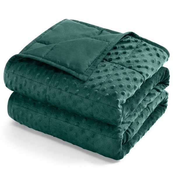 Kivik Cooling Weighted Blanket for Adults, 20 lbs Breathable Minky