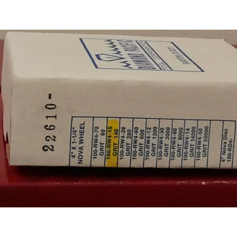 Diamond Pacific 4" NOVA Diamond Pacific GRIT 140 Resin-Bond Sanding