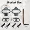 COWANIEE 2 Set Cleats for Cycling Shoes for Shimano Spd