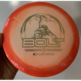 Latitude 64 New 10 YEAR Latitude 64 Gold Orbit Bolt Orange Distance Driver Golf Disc Rare