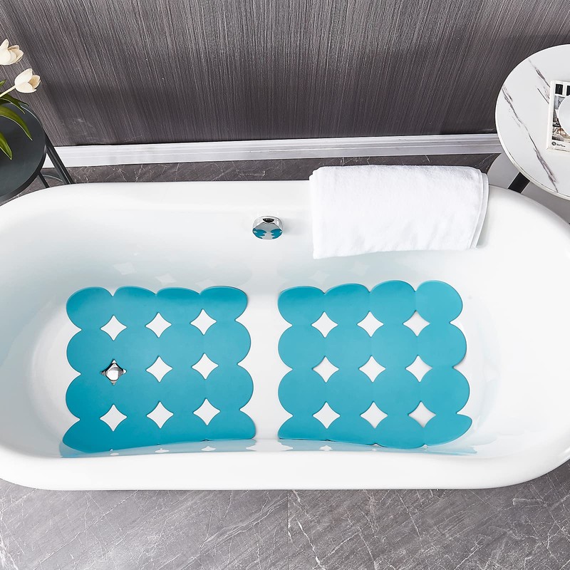 Webos Anti Slip Shower Mat: Natrul Rubber Non Slip Bath