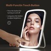 NEZZOE Makeup Mirror Touch Screen Vanity Mirror with LED Brightness