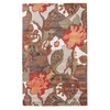 Jaipur Living Petal Pusher Hand-Tufted Floral & Leaves Brown Area