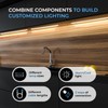 EShine 12 inch LED Dimmable Under Cabinet Lighting Strip with