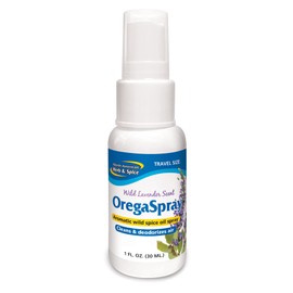 NORTH AMERICAN HERB & SPICE OregaSpray - 1 onza líquida - Tamaño de viaje - Spray aromático de aceite de especias silvestres - Limpia y desodoriza el 