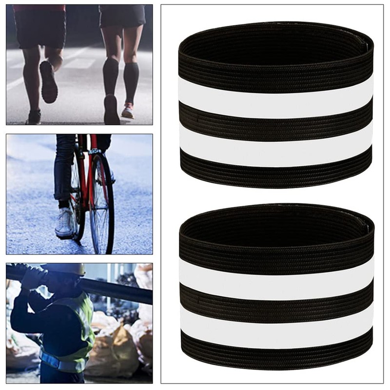 Pack of 2 Reflective Armbands, Running, Reflective Bands, Night Running,