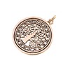 Windalf DAIMHIN Jewellery Pendant 2.8 cm Celtic Beech Bronze, Fabric