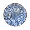 Signature Housewares Blue and White Pattern Ceramic Noodle Ramen Soup