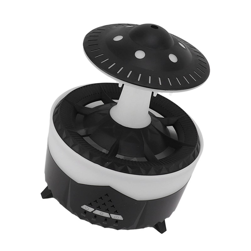 UFO Raindrop Humidifier with Colorful Lights Remote Control Timing Humidifier