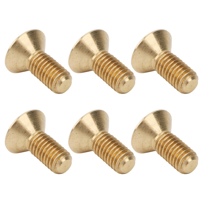 50Pcs Flat Hex Socket Screw M3 Pure Copper Countersunk Head