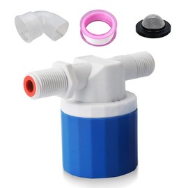 Flotador para Tinaco y Cisterna, Válvula de Control de Nivel de Agua Automática, Sensor de Llenado para Tanque, Repuesto de Nailon, Fácil de Instalar, No Se Oxida(Entrada de Aagua Lateral, 3/4 Pulg)