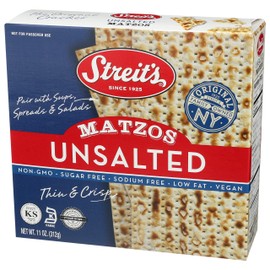 Streit's Streit's Unsalted Matzo, 11 oz