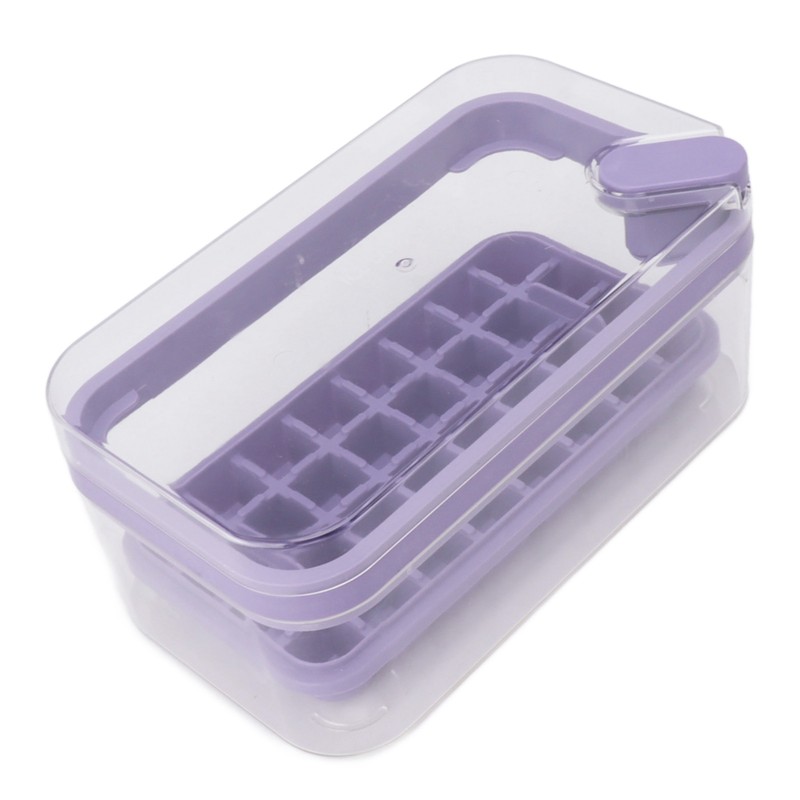 Easy Release Ice Cube Tray Plastic 32 Grids Ice Tray