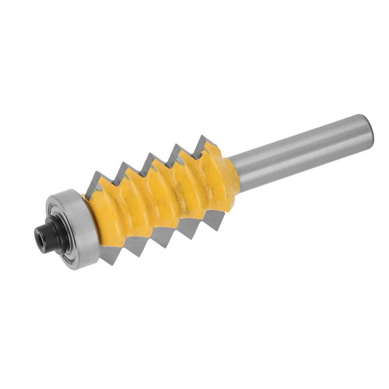 8 Shank Woodworking Cutter Rail Stile Router Bit Line Wave