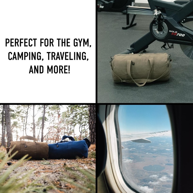 Rothco 22170: Canvas Shoulder Duffle Bag