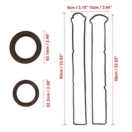 Unifizz Car Engine Valve Gaskets Cover Set Left Right 1121446011 1121346030 for Lexus GS300 1998-2005 for Lexus IS300 2001-2005 for Lexus SC300 1992-2000
