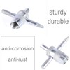 Laosting-R Valve Core Remover Tool 4 in 1 Tire Valve
