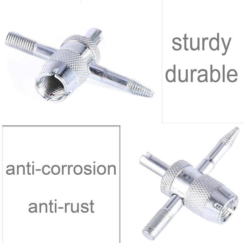 Laosting-R Valve Core Remover Tool 4 in 1 Tire Valve