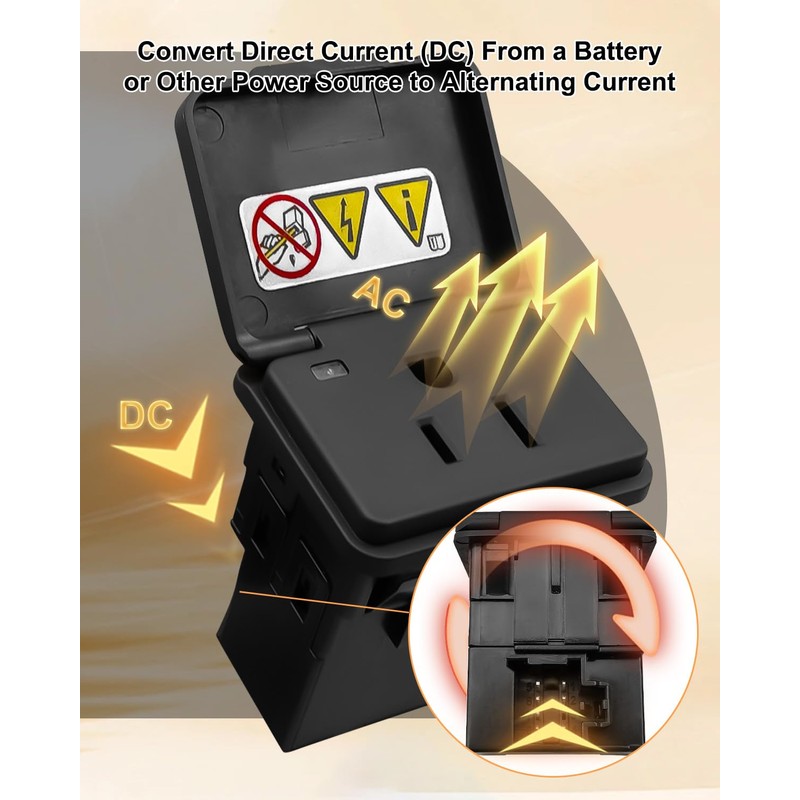Power Outlet Inverter Fit for Ram 1500 2500 3500 4500