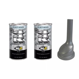 BG 44K Platinum Fuel System Cleaner BG44K PN208 2 Pack W/ Funnel
