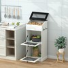 SUNTAGE Wooden Potato and Onion Storage Bin w/Lid, Large Capacity