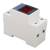 Voltage Current Meter Din Rail Double Display Display Monitor Single