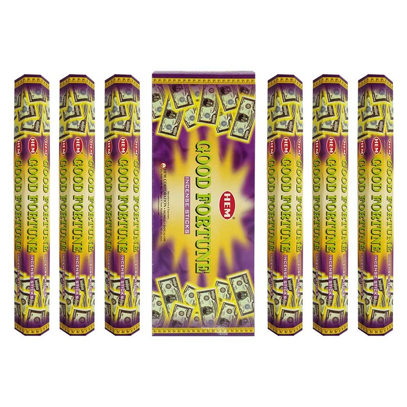 Good Fortune Incense Sticks and Incense Stick Holder Bundle Insence