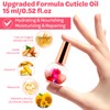 JIASHENG Cuticle Oil, Scented Cuticle Nail Oil Infused with Real