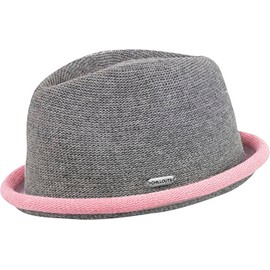 CHILLOUTS Boston Hat Trilby, Light Grey/Rose, L/XL