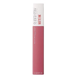 Maybelline Labial líquido mate Superstay Matte Ink Tono Lover, 5ml - Lipstick matte de larga duración, color intenso por hasta 16H, alta pigmentación, no transfiere