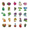 Plantas Vs Zombies 50 Calcomanias Stickers Contra Agua