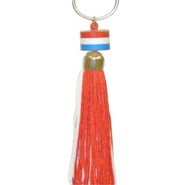 Holland Mini Small Flag Ring Tassel