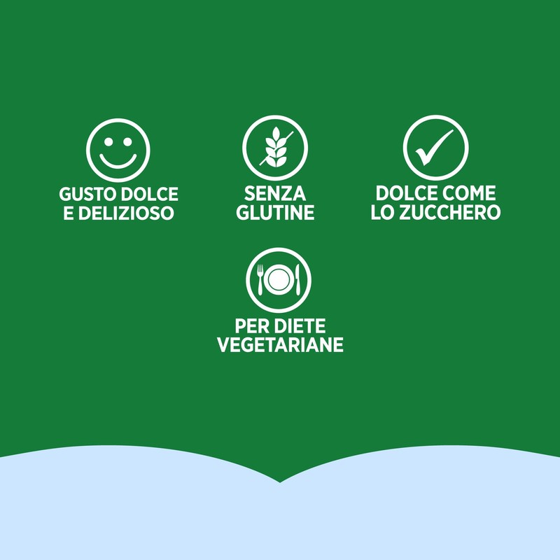 Misura Stevia Dolcificante in Compresse, Zero Calorie, Senza Glutine, Dolcificante