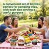 12 Pack Overnight Oats Containers with Lids, 16oz/10oz/4oz Glass Jars