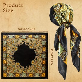 Women Pirate Costume Accessories Set|Headscarf Wrap Hat Sash Belt Cosplay Outfit With Stainless Steel Earring Necklace (Black Pirate Set With Metal Skull Necklace)