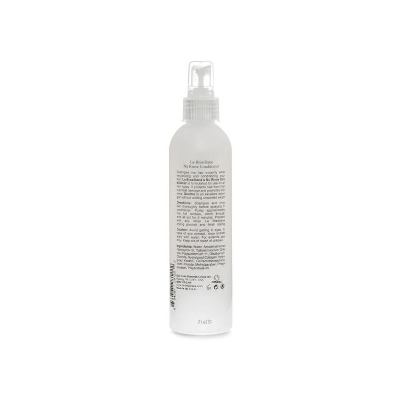 Brazilliana 라 브라질리아나 콰트로 노 린스 컨디셔너 8.45 fl.oz. La