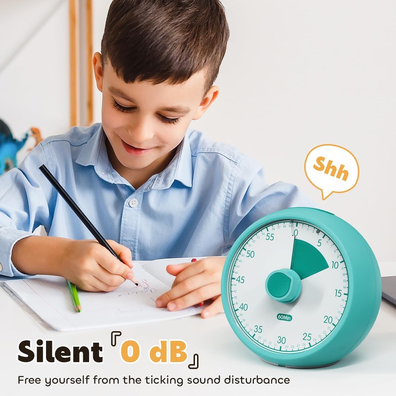 Conchstar Visual Timer for Kids 60-Minute - Countdown Timer with