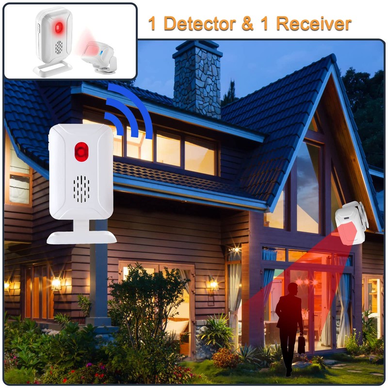Wireless PIR Motion Sensor Detector Home Store Welcome Buzzer Security