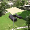 Coarbor 24'x24'x24' Sun Shade SaiL Triangle Wire Rope Hemmed All