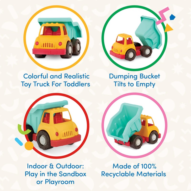 Battat – Wonder Wheels – Dump Truck For Toddlers –