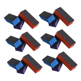 LALAFINA 18pcs Nail Buffer File Blocks 3-Sided Nail Shiner Polisher Manicure Kit Gentle Sponge for All