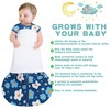 BSTOPPT Newborn Sleep Sack Baby Swaddle,3-Way Adjustable Wearable Blanket,100% Rayon