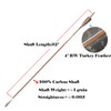 Archery Traditional Arrows 300 400 500 600 Spine Turkey Feather