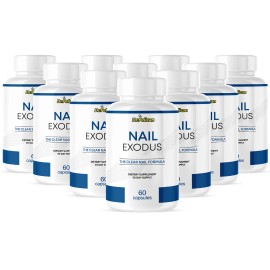 Pelican Vitamins Nail Exodus- Nail Support- 10 Bottles- 600 Capsules