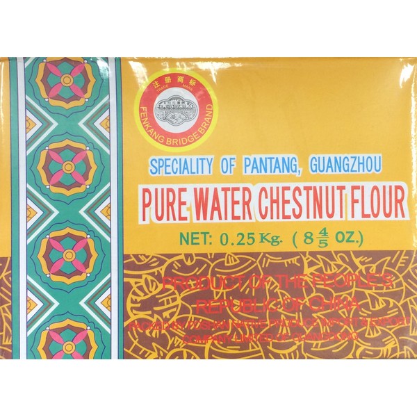 0.25 Kg Pure Water Chestnut Flour by Fenkang Bridge Brand, Pack of 1