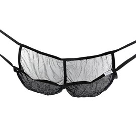 TRS Motorsport Helmet Hammock, Helmet Holder, Helmet Storage, Adjustable, Holds Two Helmets, for Race & Rally - Made in The UK (Black)