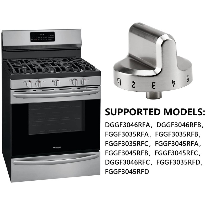 Funmit 5304502763 Range Control Knob Replacement for Frigidaire Stove Replaces