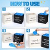 Tiangrid 200 Pcs Disposable Shoe Covers with 2 Pcs Collapsible